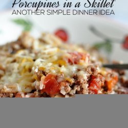 Ground Beef & Mushrooms Skillet