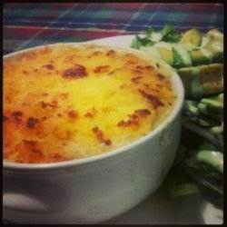 Tarragon-Cream Chicken Polenta Pot Pies