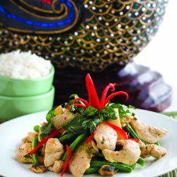 Chicken and Basil Stir-Fry