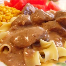 Mama K's Beef Stroganoff