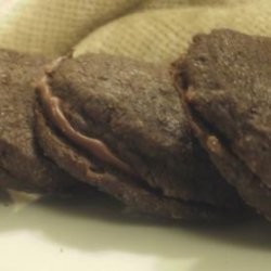 Mocha Shortbread With Nutella