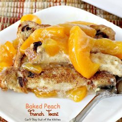 Peach French Toast Bake