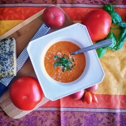 Roasted Red Pepper and Tomato Soup