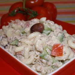 Tuna Mediterranean Pasta Salad