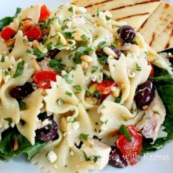 Greek Chicken Pasta Salad