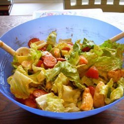 Hot Chicken & Sausage Salad