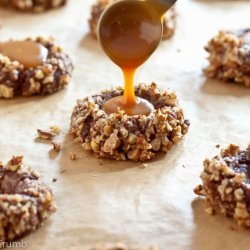 Chocolate Turtle Cookies