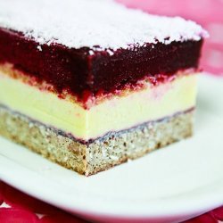 Layered Sorbet and Ice-Cream Cake