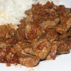 Croatian Simple Chicken Liver Meal