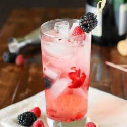 Champagne Cobbler Cocktail