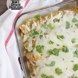 Garlicky Chicken Enchiladas