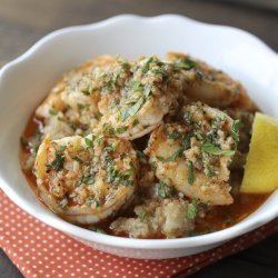 Garlic Shrimp and Grits