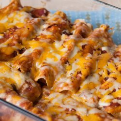 Creamy Chicken Enchiladas