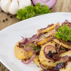 Raw Fried Potatoes