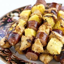 Chicken & Sausage Kabobs