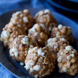 Peanut Butter Popcorn Balls