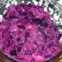 Sauteed Red Cabbage With Apples