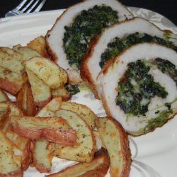 Stuffed Pork Loin With Potatoes