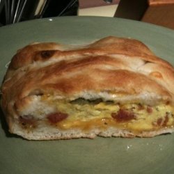 Jalapeno, Sausage, Jack, and Egg Breakfast Braid