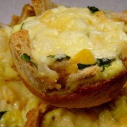 Cheese  Corn and Spinach Quiches