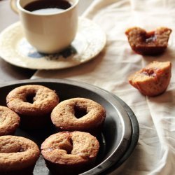 Rhubarb Ginger Muffins