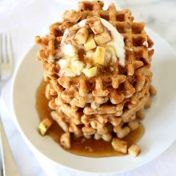 Whole Wheat and Flax Waffles