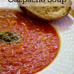 Gazpacho with Roasted Peppers