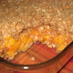 Fresh Fall Peach Crisp