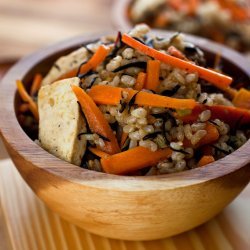 Rice With Carrot and Hijiki