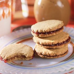 Peanut Butter and Jelly Sandwich Cookies