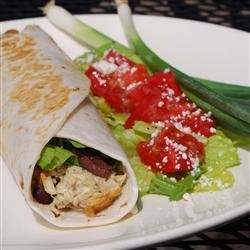 Zingy Pesto Tuna Wrap