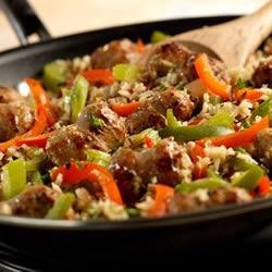 Savory Sausage and Rice Skillet