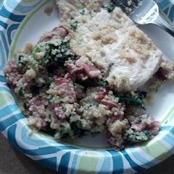 Bacon Spinach Quinoa