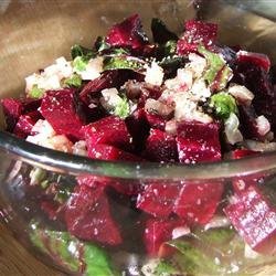 Roasted Beets and Sauteed Beet Greens