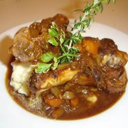 Stout-Braised Lamb Shanks