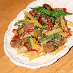 Penne Pasta With Sausage and Peppers