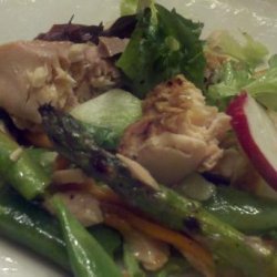 Salmon Salad With Bright Spring Vegetables