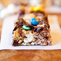 Krispy Chocolate Caramel Bars