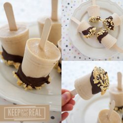 Frozen Peanut Butter Banana Pops