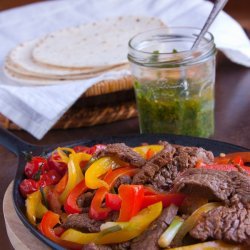 Grilled Steak  fajitas 