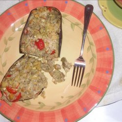 Eggplants Stuffed With Couscous Feta Goodness