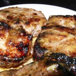 Peach Mustard Pork Chops