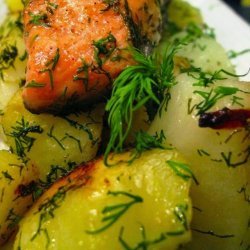 Salmon Baked Potatoes