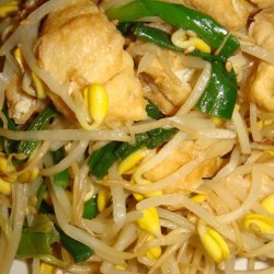 Tofu and Bean Sprouts