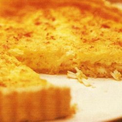 Crab, Saffron and Parmesan Tart