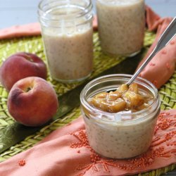 Peach Tapioca Pudding