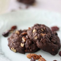 Triple Chocolate-Cherry Cookies