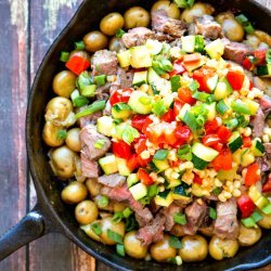 Chimichurri Steak and Potatoes