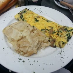 Feta Spinach Omelet