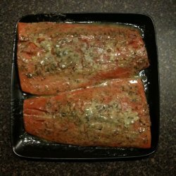 Marinated Cedar Plank Salmon